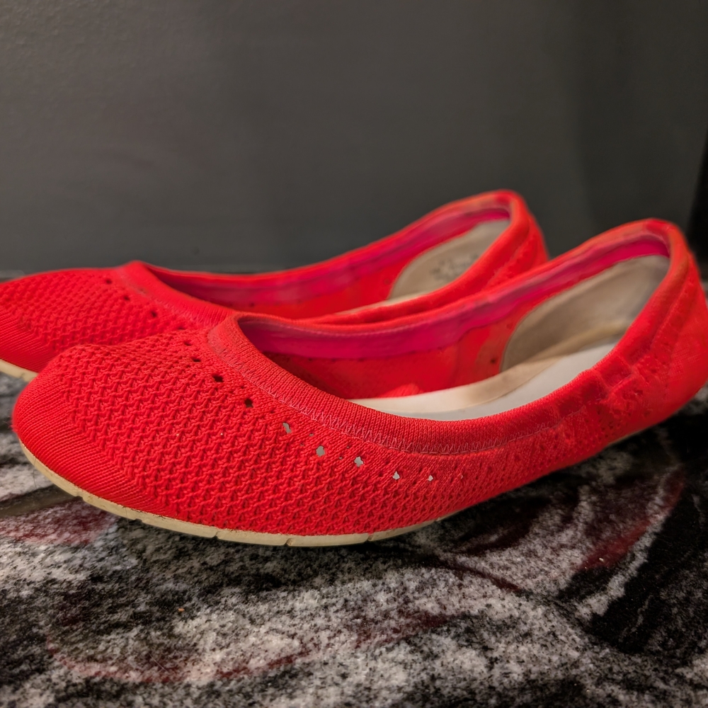 Women's Red Ballet Flats